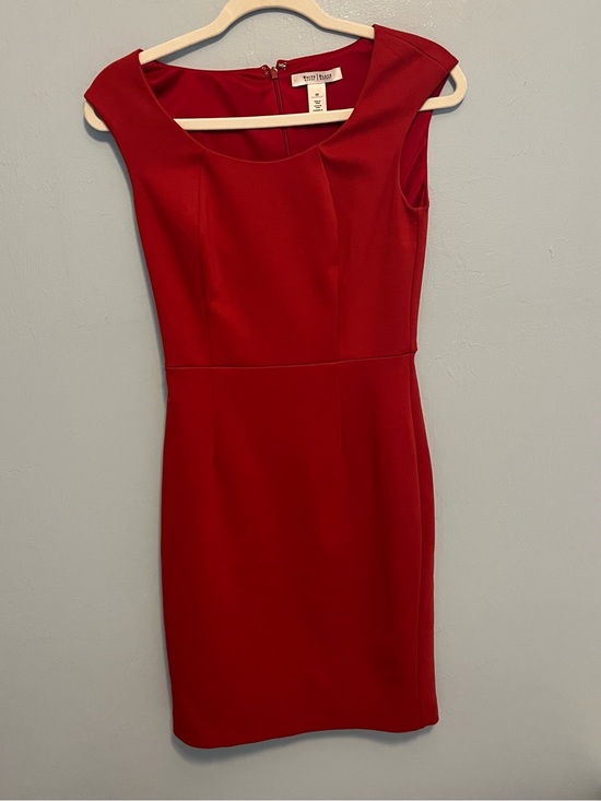 White House Black Market Dresses & Skirts - White House Black Market Classic Red Cap-Sleeve Sheath Dress